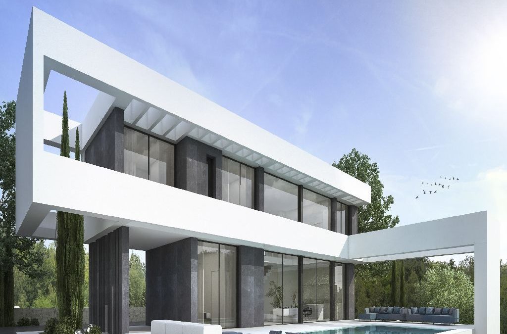 Neubau Villa mit großen Terrassen und Pool in Benitachell 535.000 €