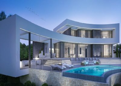 Hochwertige Neubau Villa in Javea mit offenem Meerblick und Pool 1.625.000 €