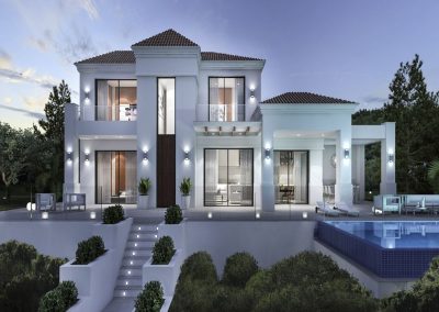 Schöne Neubau Villa auf 2 Ebenen mit Pool in Benissa 475.000 €