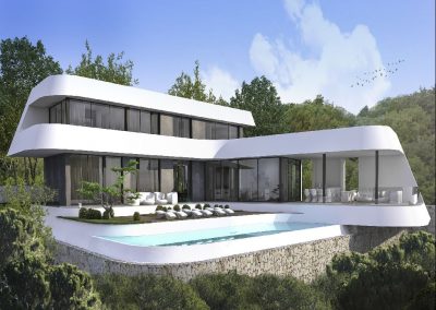 Projekt einer Villa mit großem Pool in Benissa 745.000 €