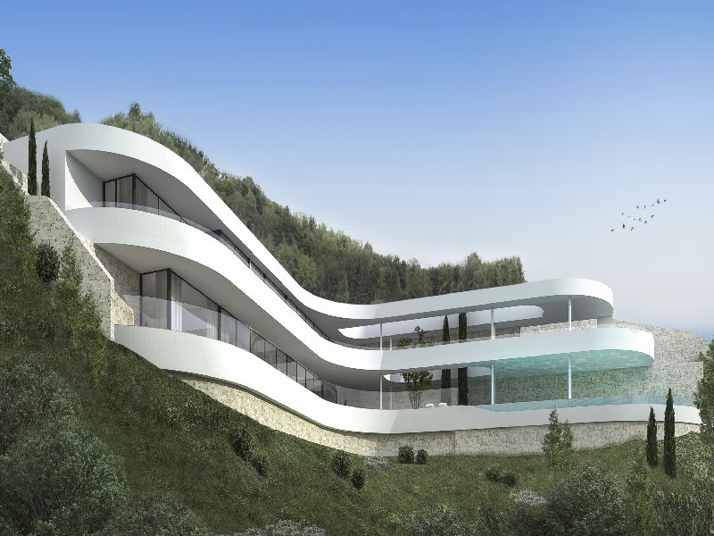 Neubau einer Luxusvilla in Javea mit beeindruckenden Meerblick 3.900.000 €
