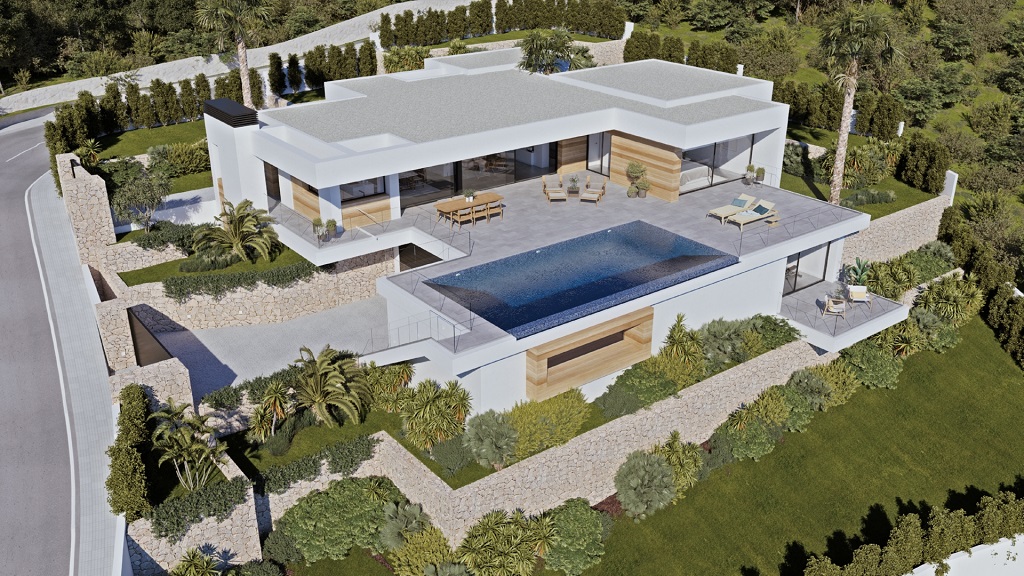 Erstaunliches Villenprojekt mit Meerblick zu verkaufen in Benissa Costa Ref. 1.950.000 €