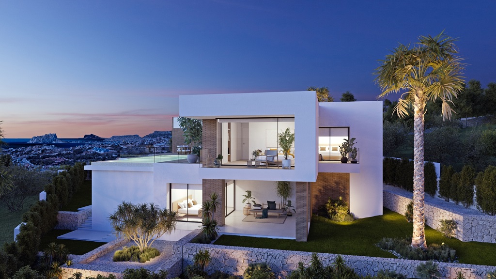 Luxusvilla Projekt mit Panorama-Meerblick in Benitachell zu verkaufen 1.767.000 €